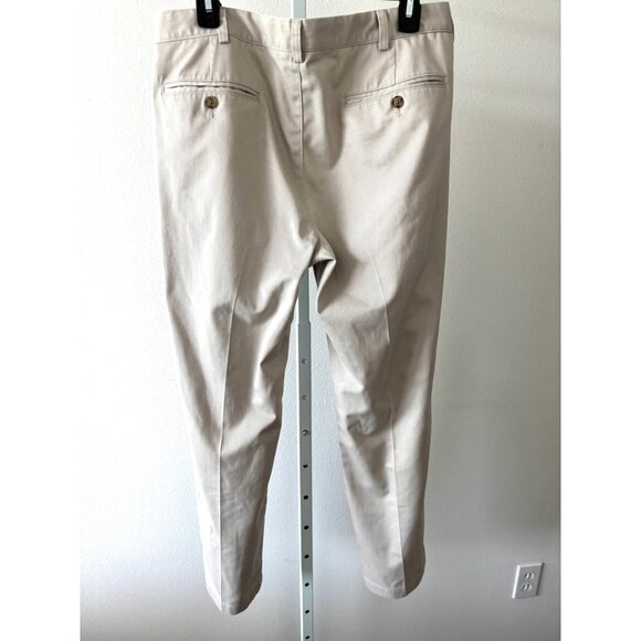 L.L. Bean Pants 34x29 Standard Fit Khaki Chino Casual Dress Preppy Quiet Luxury - Picture 9 of 13